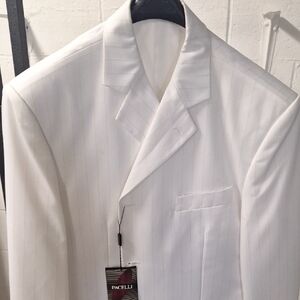 Men's Elegant White Suit